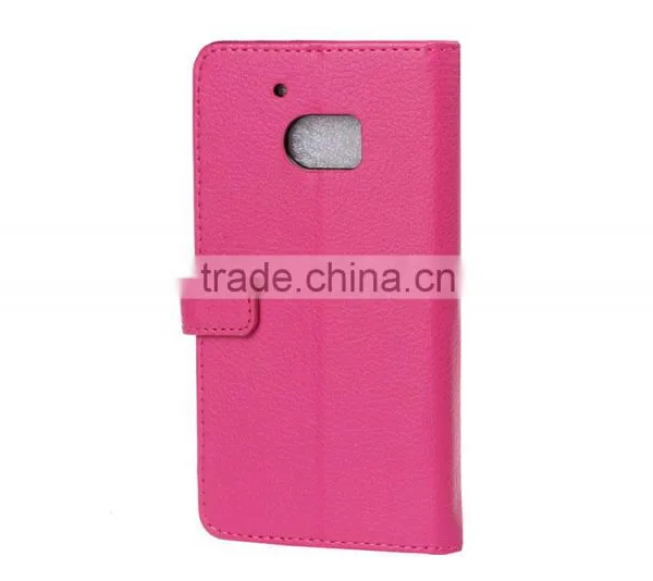 MMT Flip Leather Case for HTC M10 Wallet Cover With Card Slot Photo Frame PU Wallet Case Litchi Grain Style MT-5664 photo-3