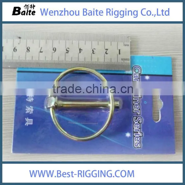 ISO 9001-2008 OEM High Precision Nickel Plated Safety Linch Pin Lynch Pin Wire Lock Pin China Rigging Hardware Manufacture Quality Choice photo-4