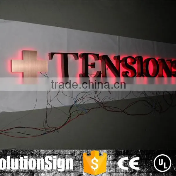 Waterproof Outdoor Advertising RGB Led Lighting Backlit Metal Letter Signs photo-3