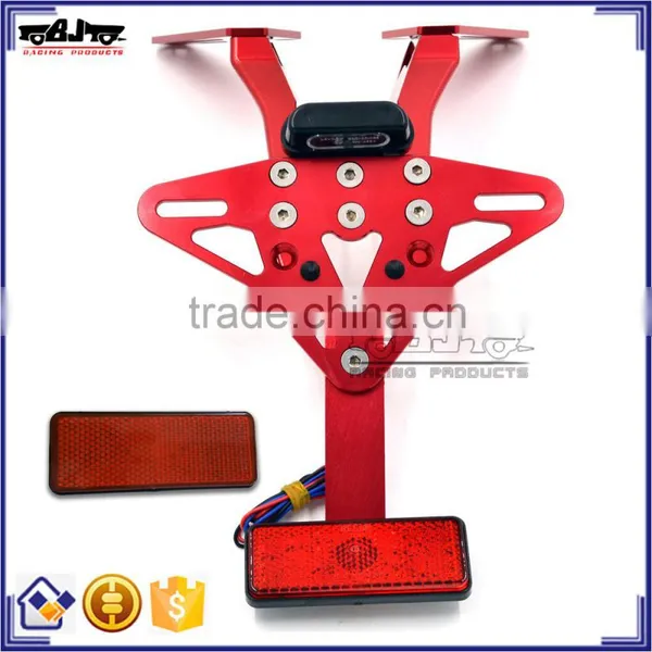 for Yamaha BJ-LPL-TMAX001 High Quality Parts Lisence Bracket Red CNC Aluminum Tail Plate for T MAX 530 2013-2015 photo-3