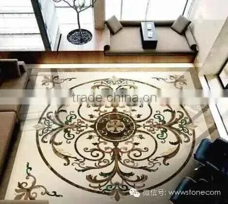 Marble Stone Polished & Waterjet Patterns Flooring Tiles photo-5