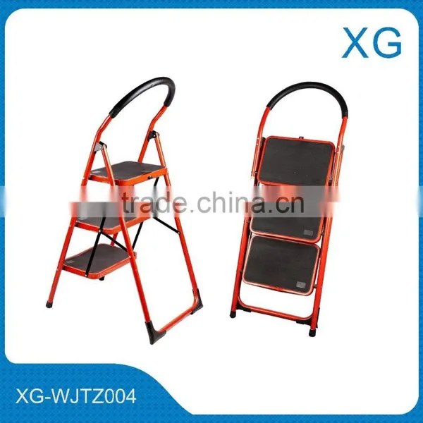 Household Red Ladders,Iron Folding Steps Ladders,Home Working Ladders,Insulation Ladders photo-3
