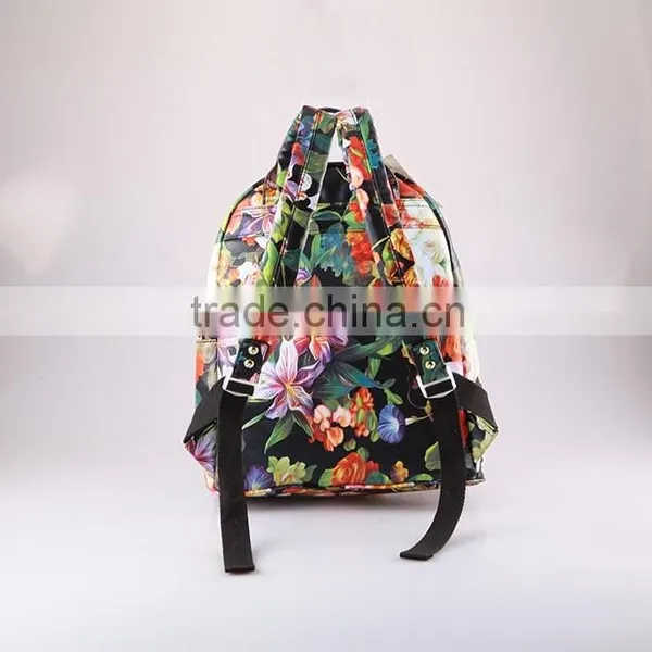 3416 SS Collection Elegant Flower Printing PU Backpack 2016 For Ladies Quality Choice photo-4