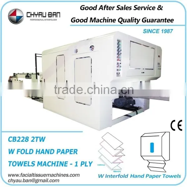 Dispenser W Interfold Hand Paper Towels Slitting Machine