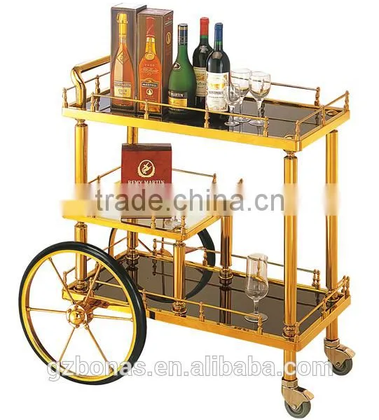 Royal Fashion Hotel Gold Wine Trolley photo-3
