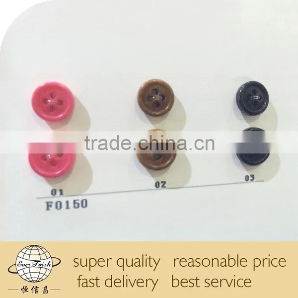 White Color Natural Corozo Button With 4 Holes photo-3