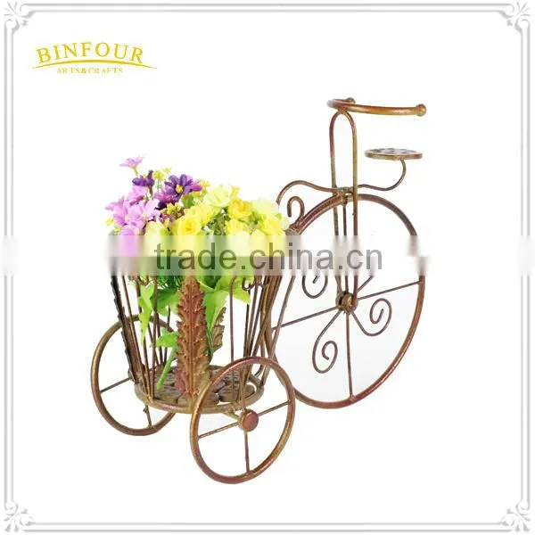 Garden Balcony Bicycle Flower Pot Removable Holder for Home Deco photo-5