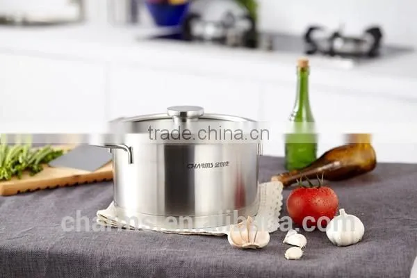 Stainless Steel Cooking Pan With Compound Bottom&Stainless Steel Cookware&Stainless Steel Soup Pot With Cover/Induction Pot photo-2