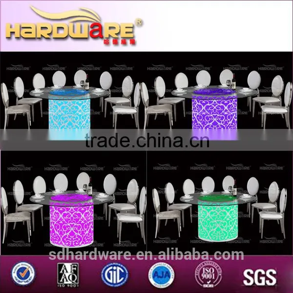 Light up Dining Table Latest Dining Table and Chair Design for Weddings photo-4