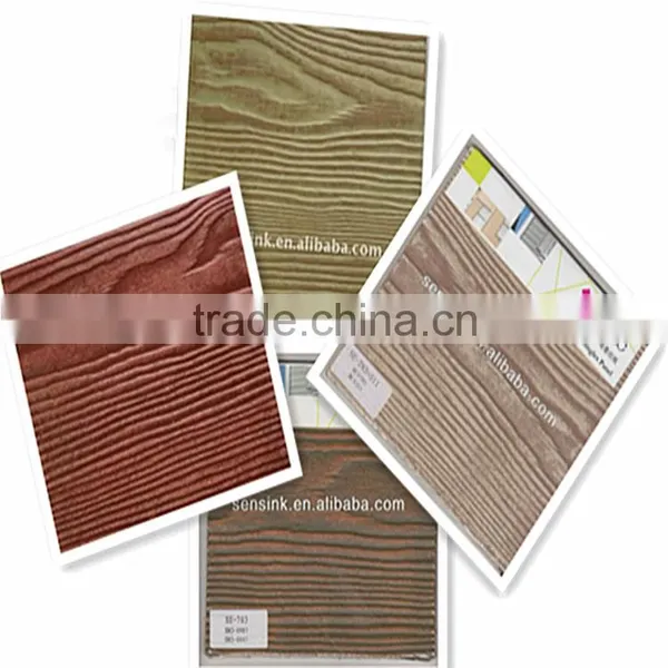 Waterproof Wood Grain Fiber Cement Board photo-2