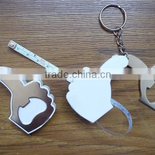 2016 New design promotional cute pocket mini 1m steel tape measure