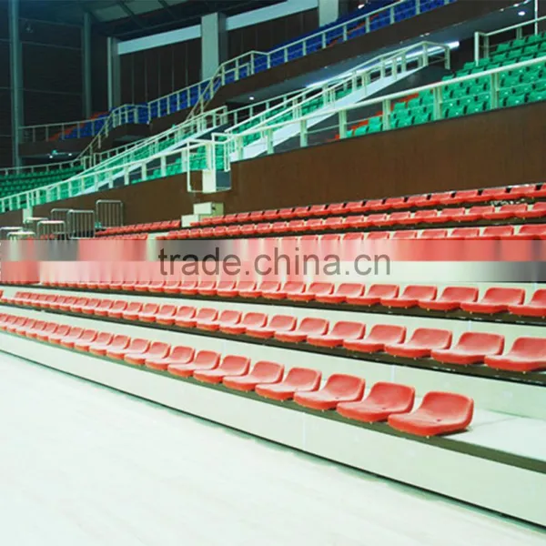 Flexible Multipurpose Indoor Athletic Venues Used Retractable Gym Seating photo-2