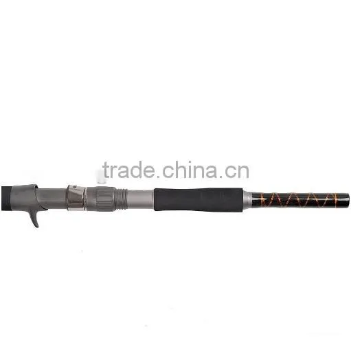 Portable 3-Piece Medium Heavy Graphite Baitcasting Casting Fishing Rod Travel Fishing Rod in Freshwater Inshore Saltwater Fishin photo-3