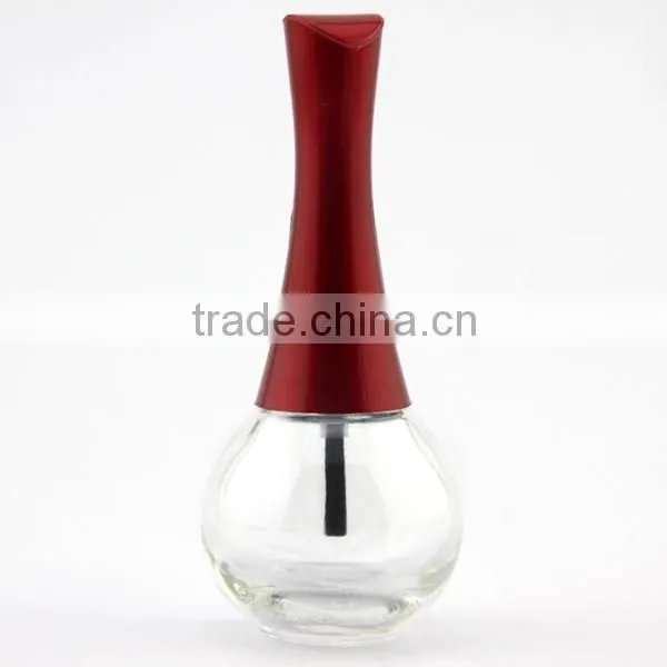 8ml Empty Nail Polish Bottle With Red Cap and Brush Cheap Price photo-2
