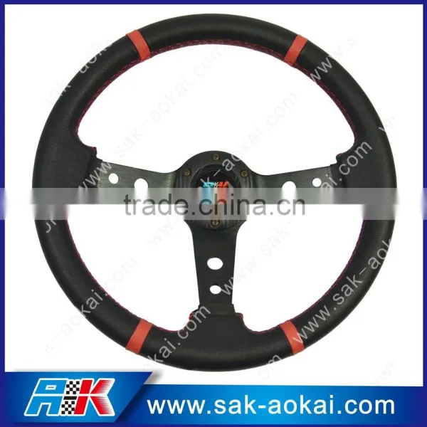 Leather Sewing Steering Wheel 350mm Steering Wheel photo-3