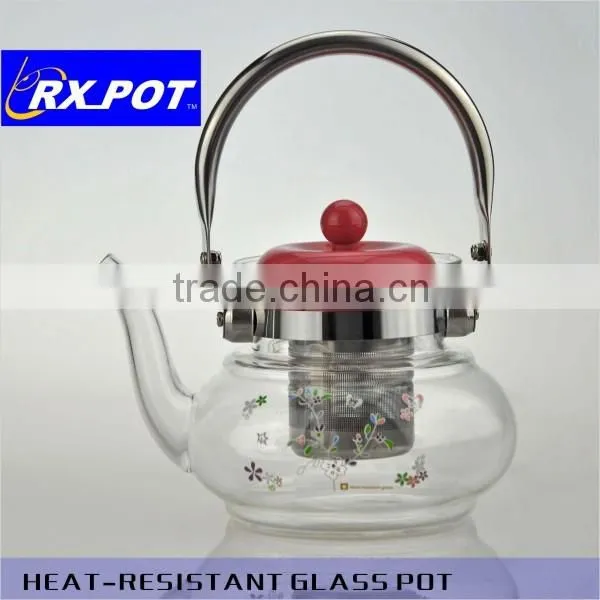 Heat-resistant Brosilicate /glass Water Pot / Glass Kettle Glass Tea Maker/ Glass Teapot / With S/s Filter /s/s Infuser 800A photo-3