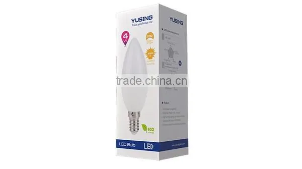LED Light Bulbs For Sale C37 Candle Plastic LED Bulb 6W photo-6