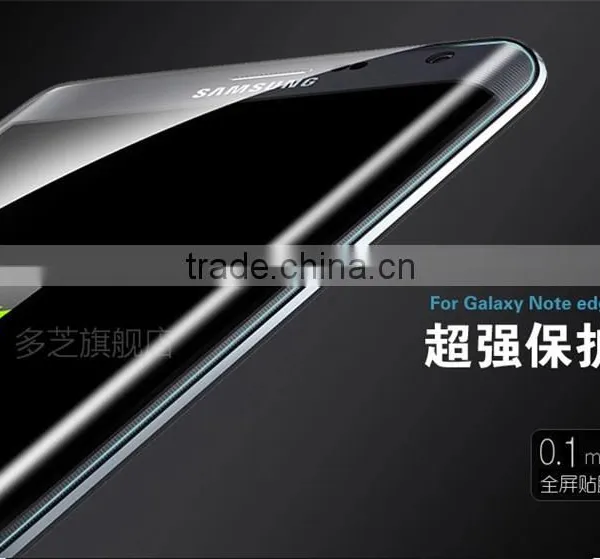High Quality 3D Hot Curved Tempered Glass Screen Protector For Samsung Galaxy Note Edge photo-6