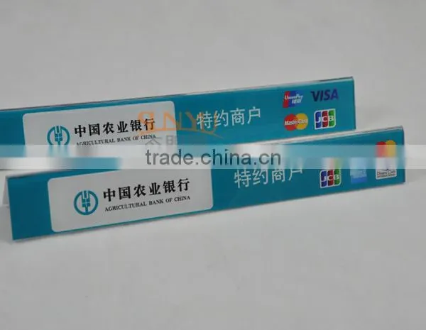 Custom Dimension Unionpay Bank Acrylic Signs photo-3