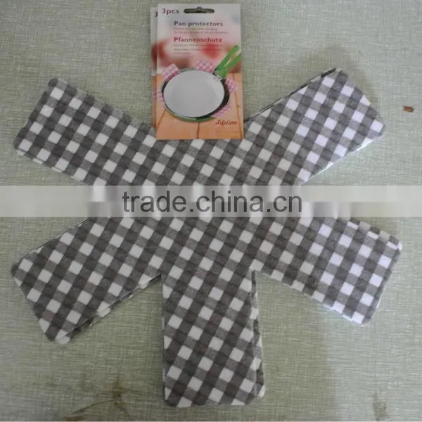 3pcs/set Heat Resistant Nonwoven Pan Protector