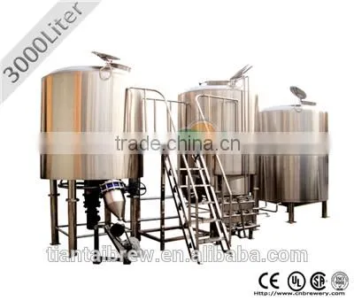 Gold Supplier Draft Beer Brew SUS304 Professional 1000L Commercial Beer Brewery Equipment