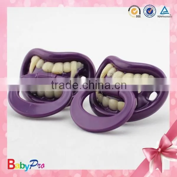 Baby Nipple 2015 China Supplier Hot Design Eco-friendly Silicone Pacifier Vampire Custom Design Pacifier photo-2
