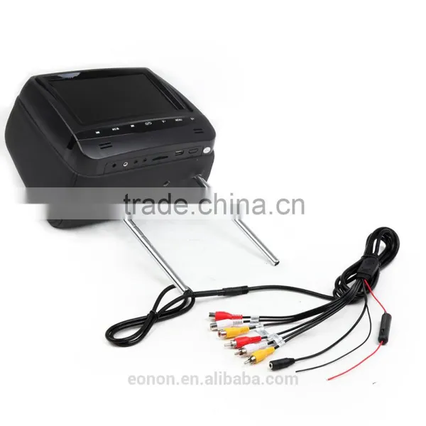 EONON L0290 7" HD Car Headrest Monitor With Built in DVD (Black Color) photo-6