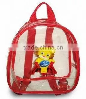 PVC Kids School Bag Backpack Travel Bag