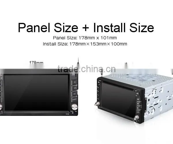 2din 6.2inch Capacitive Touch Screen Dvd Player for Car Android With WIFI 3G DVD GPS BT photo-4