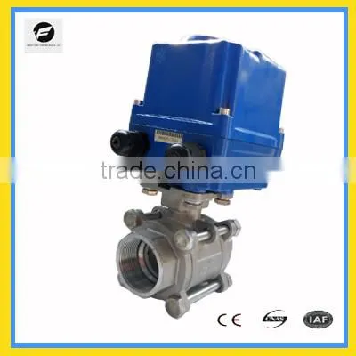 Large Torque Industry Motor Valve Ball/butterfly Type With DN15~DN100 for Industry Water Treatment