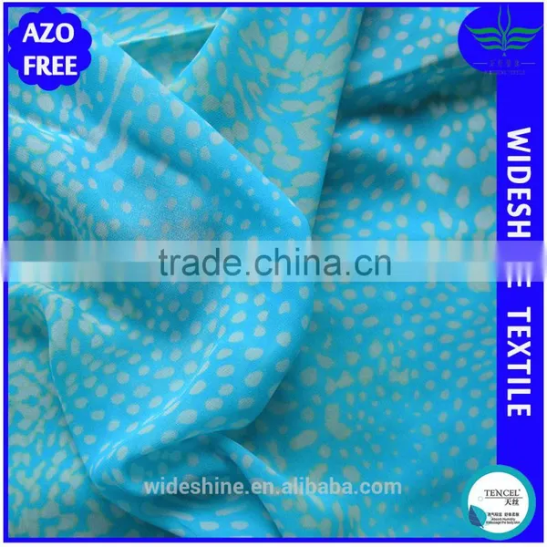 100% Viscose Printed Fabrics Slim Weding Dressn Material Rayon Georgette Cloth photo-3