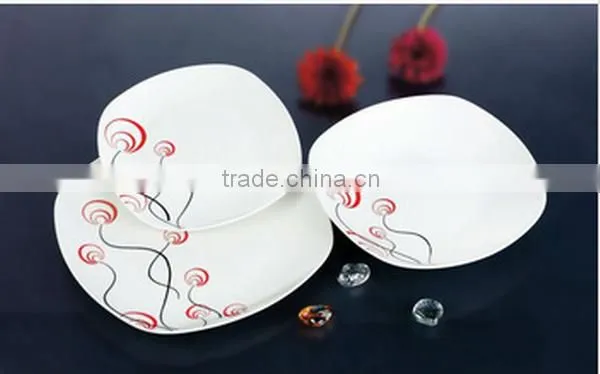Square Fine Ceramic Dinner Sets for Peru Homewares Made in China photo-3