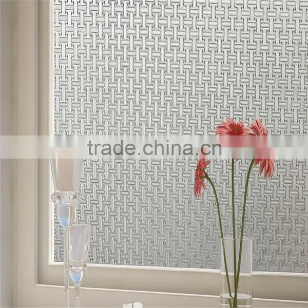 Embossed Cut Glass Pebbles Decorative Window Film Covering photo-4