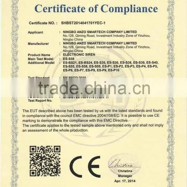 Colorful Electric Fire Strobe Light in Xenon Tube/LED Emergency Alarm System photo-4