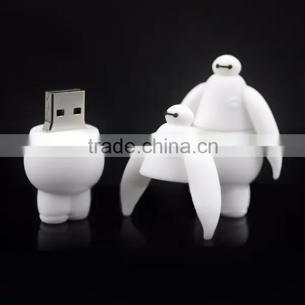 PVC Cartoon Figure USB Flash Drive USB2.0 1MB-256GB for Baymax Fans Quality Choice photo-4