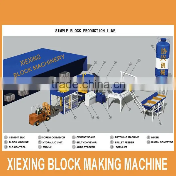 Cement Paving Stone Brick Machine