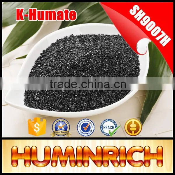 Huminrich Shenyang Black Shiny Crystal Potassium Humate Organic Fertilizer Silicon photo-3