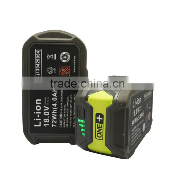 4.0AH One Plus P108 18V Lithium Battery for Ryobi P104 P105 P102 P103 Ryobi Power Tools P107 photo-2