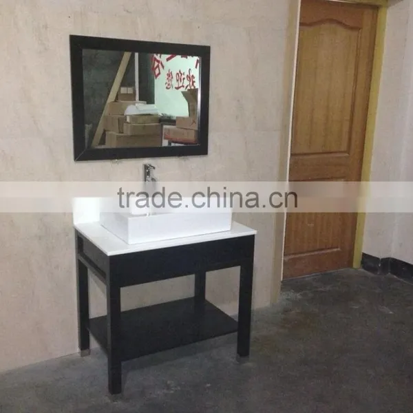 Hot Sale Hotel Solid Wood Bathroom Vanity photo-3