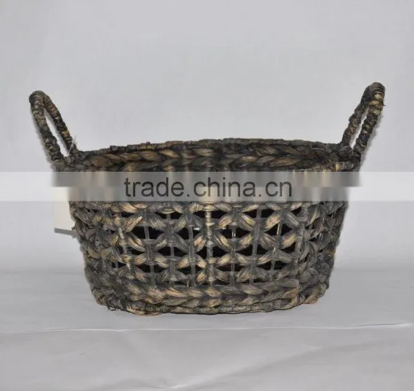 Beautiful Water Hyacinth Basket With Handle photo-5