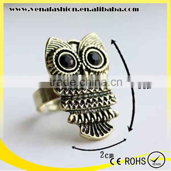 Online Shopping Beautiful Finger Owl Ring Designs photo-4