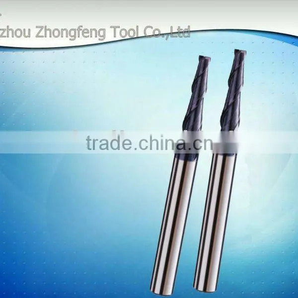 D3mm Tungsten Carbide Long Flute Taper Milling Cutter