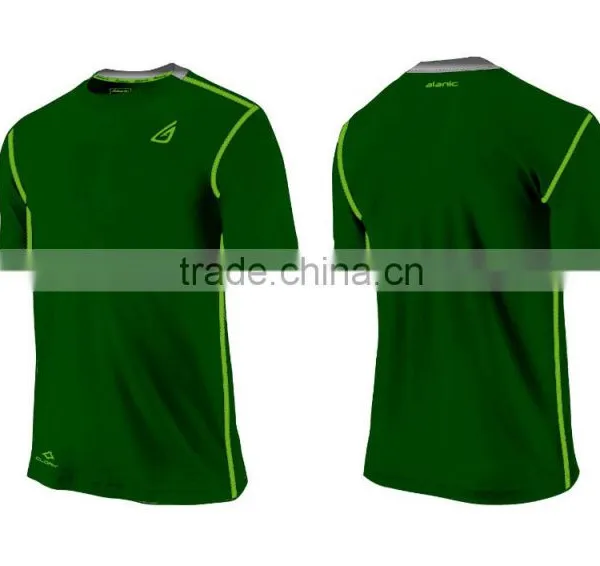 Mens Basic Short Sleeve Running Shirt Multiply Colors photo-3