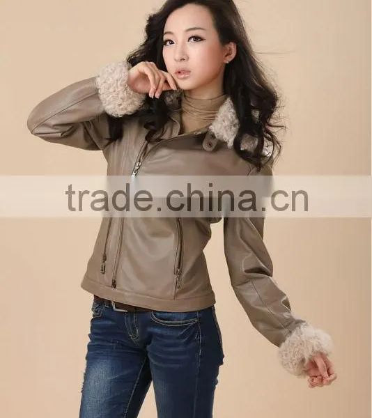Italian Sheep With Lamb Fur Collar Women's Shirt photo-4