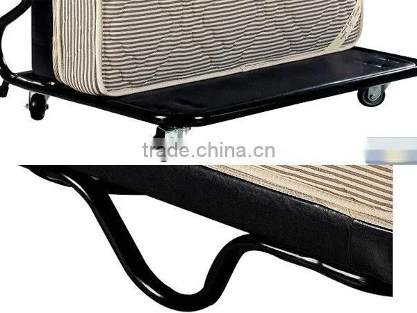 2015 Best Selling Cheap Bed Base Foam Bonnell Spring Dormitory Single Rollaway Bed Frame photo-2