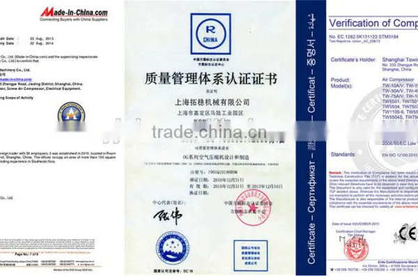 30KW 40HP Rotary Screw Air Compressor Made in China photo-3