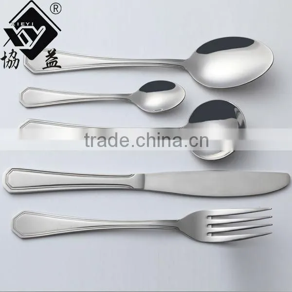 Stainless Steel Hand Polish Excellent Houseware Knife Spoon Fork Dinner Set photo-2