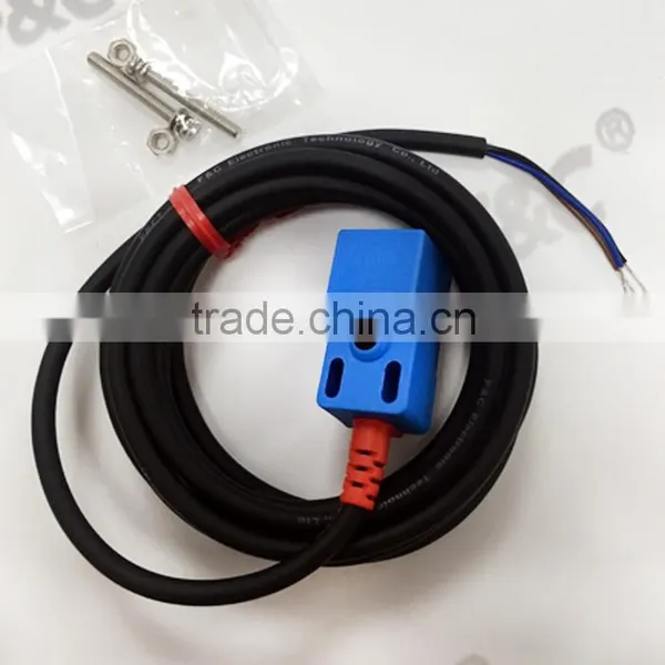 SN04-N Waterproof NPN Type 5mm Sensing 12-24V Square Inductive Proximity Sensor