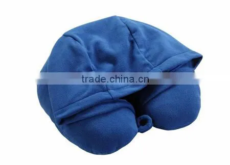 Hot Selling Polystyrene Beads Neck Pillow With Cap photo-2