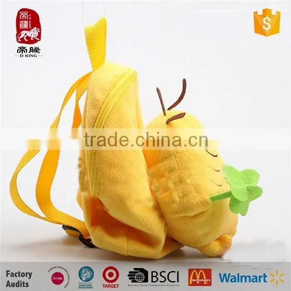 Whats APP Emoction Hot Sales Yellow Emoji Backpack Promo Gifts Emoticon Plush Emoji photo-2